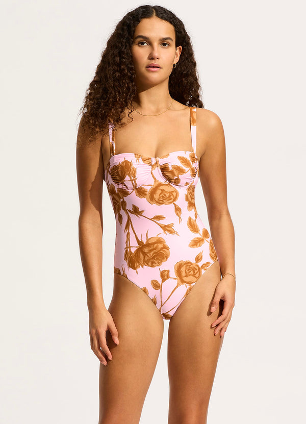 Collective Swimwear - Rococo Ruched Underwire One Piece - Blossom featured image