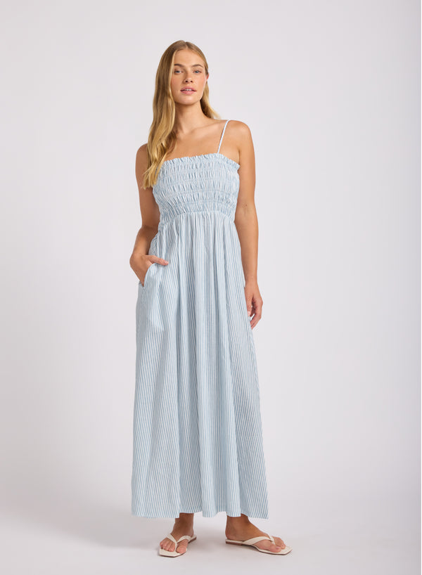Beachclub Shirred Maxi Dress