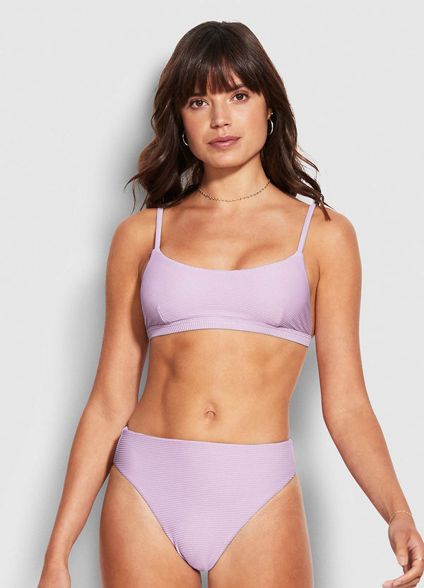 Essentials Bralette Bikini Top - Lilac