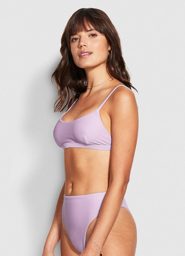 Essentials Bralette Bikini Top - Lilac