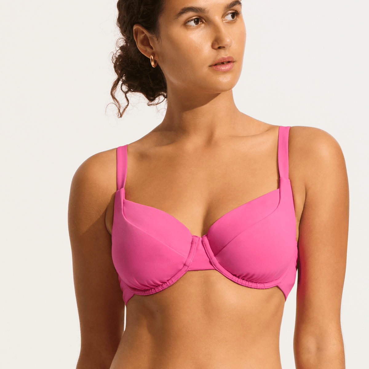 Seafolly Collective DD Cup Underwire Bikini Top Hot Pink