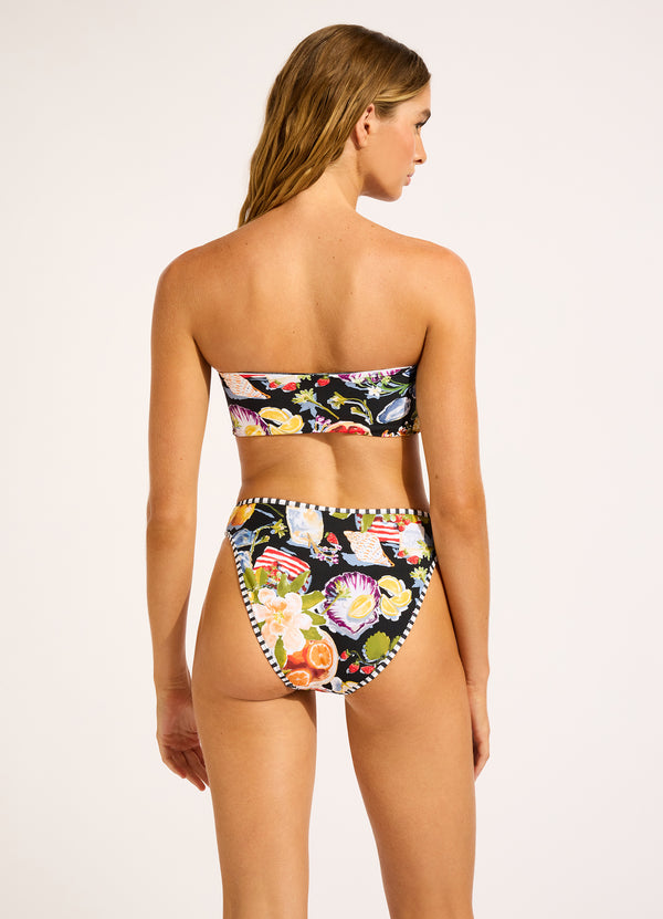 Riviera Coast Reversible Bandeau Bikini Top