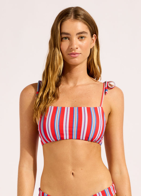 Positano Scoop Neck Tank Bikini Top