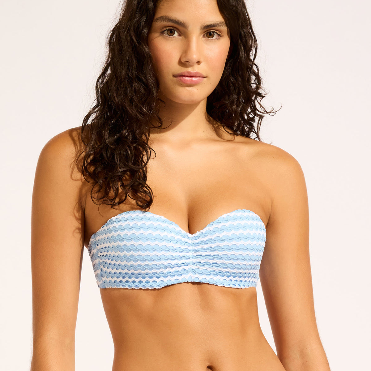 Mesh Effect Bustier Bandeau