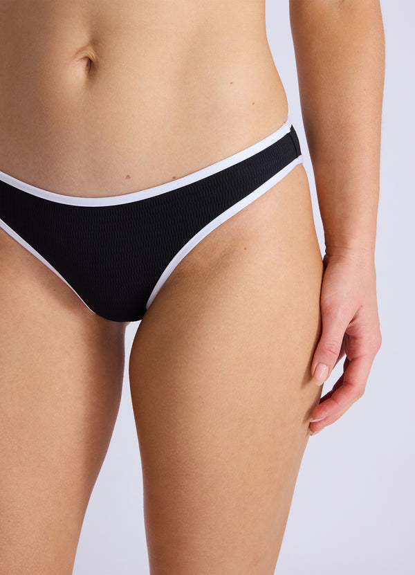 Beach Bound Hipster Bikini Bottom - Black