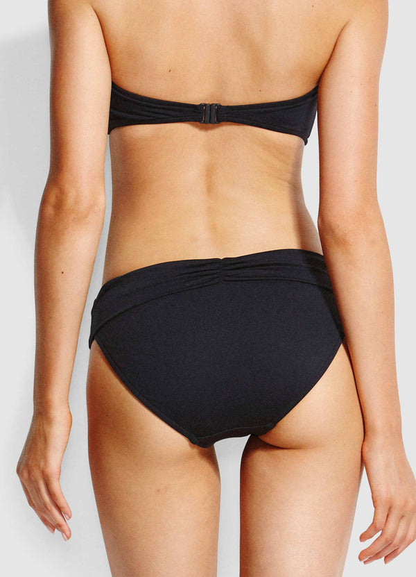 Seafolly V Band Retro Bikini Bottom - Black
