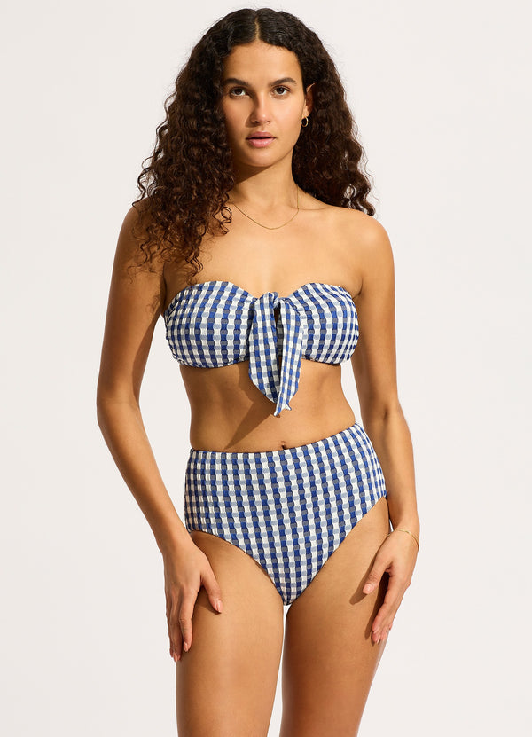 Collective Swimwear - Bella High Waisted Bikini Bottom - Ultramarine featured image