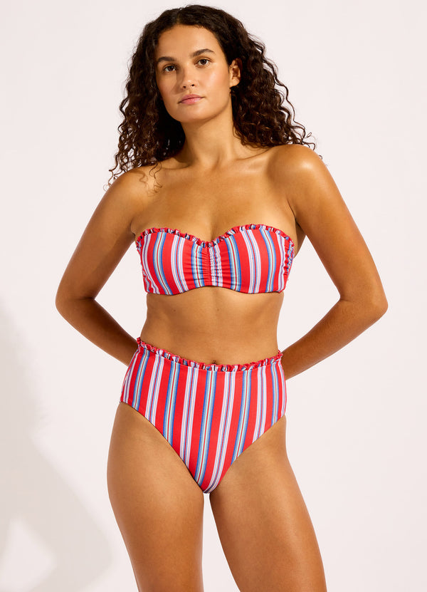 Positano High Waist Bikini Bottom