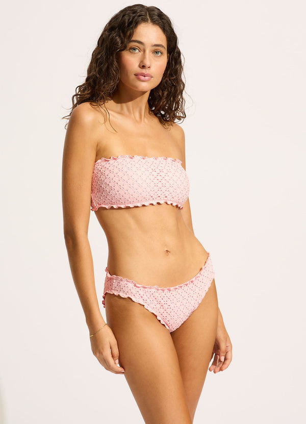 Collective Swimwear - Daydreamer Hipster Bikini Bottom - Dusty Pink fourth image