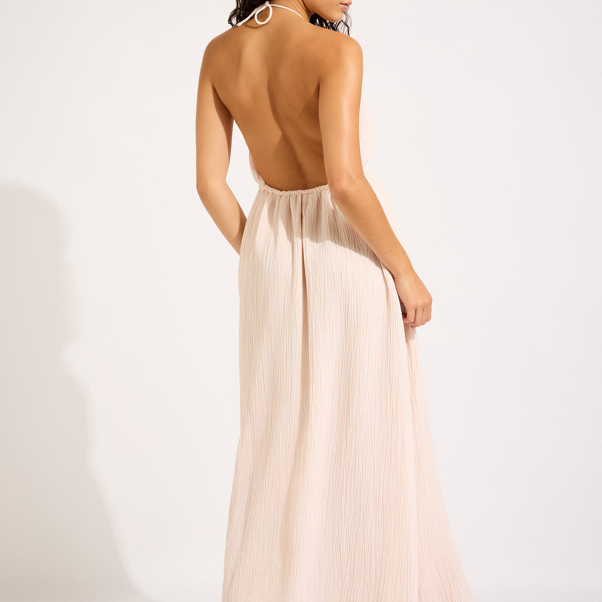 Seafolly Mayflower Halter Maxi Dress
