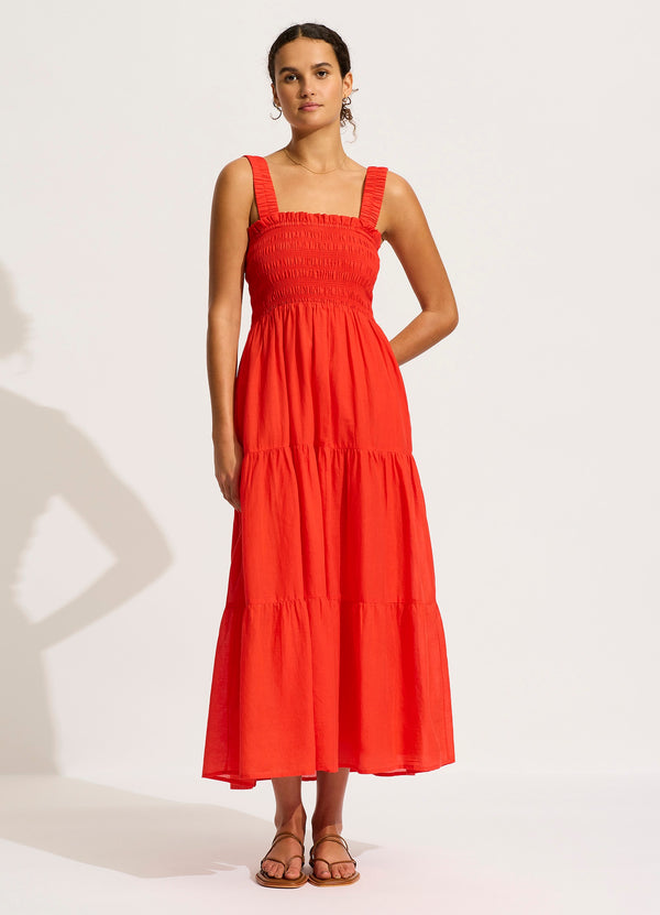 Collective Swimwear - Faithful Midi Dress - Flame featured image