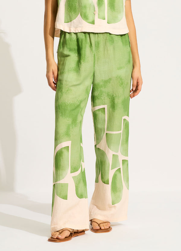 Collective Swimwear - Sunray Drawstring Pant - Sage third image