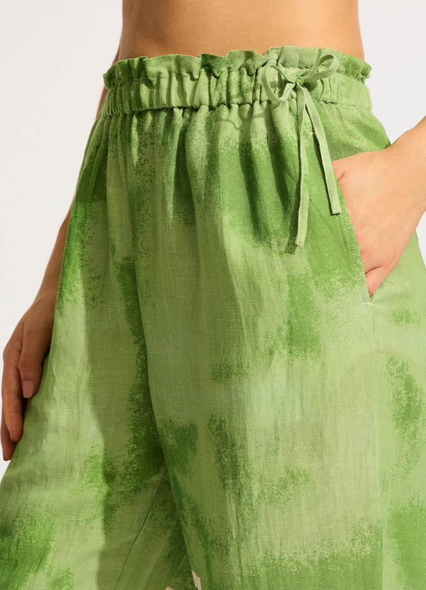 Collective Swimwear - Sunray Drawstring Pant - Sage sixth image