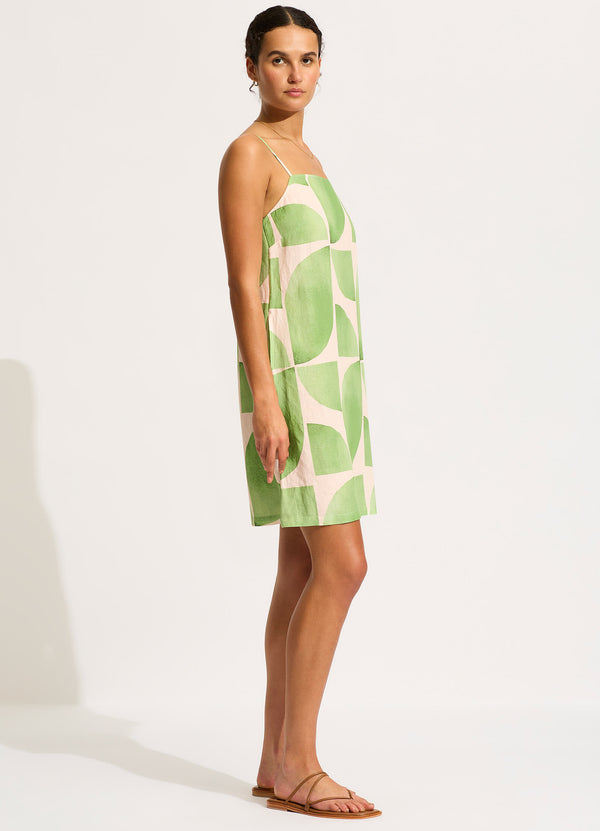 Collective Swimwear - Sunray Bandeau Mini Dress - Sage third image