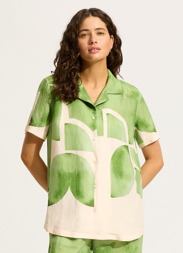 Collective Swimwear - Sunray Shirt - Sage third image