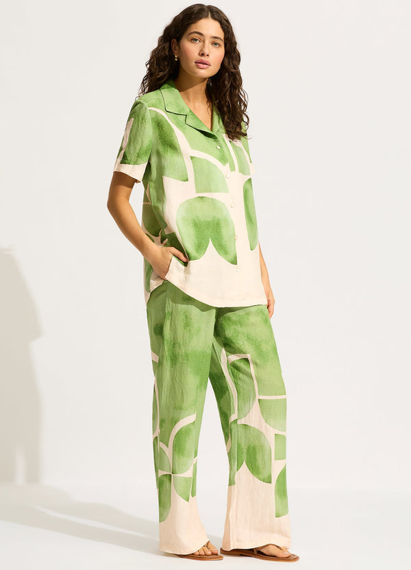 Collective Swimwear - Sunray Shirt - Sage fourth image