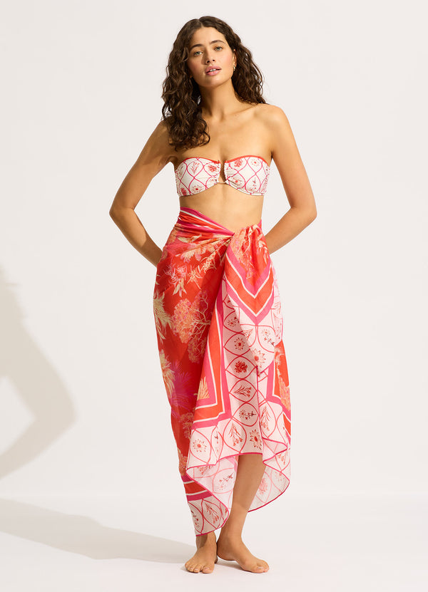 Collective Swimwear - Marbella Sarong - Flame featured image