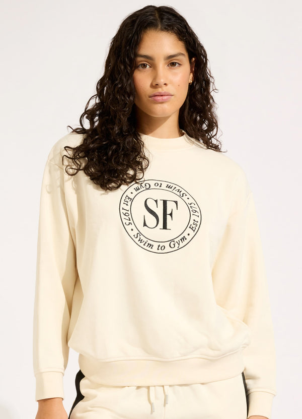 Collective Swimwear - Heritage Jumper - Ecru third image
