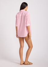 Beach Edit Stripe Gauze Shirt