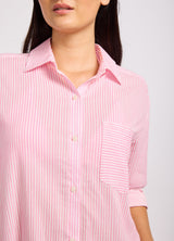 Beach Edit Stripe Gauze Shirt