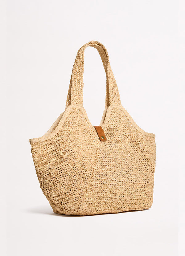 Mirage Woven Tote Bag - Natural