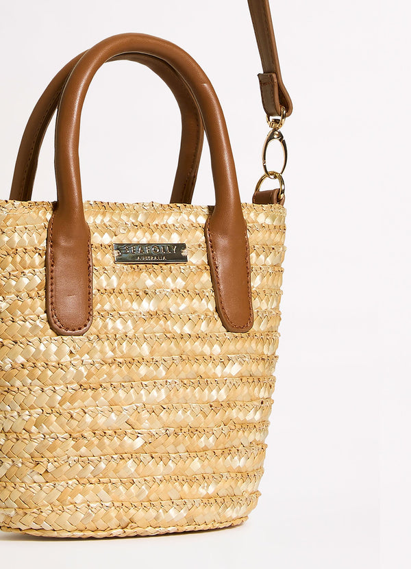 Micro Tote Bag - Natural