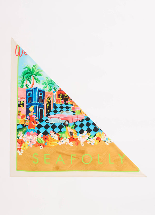 Cuba Scarf - Turquoise