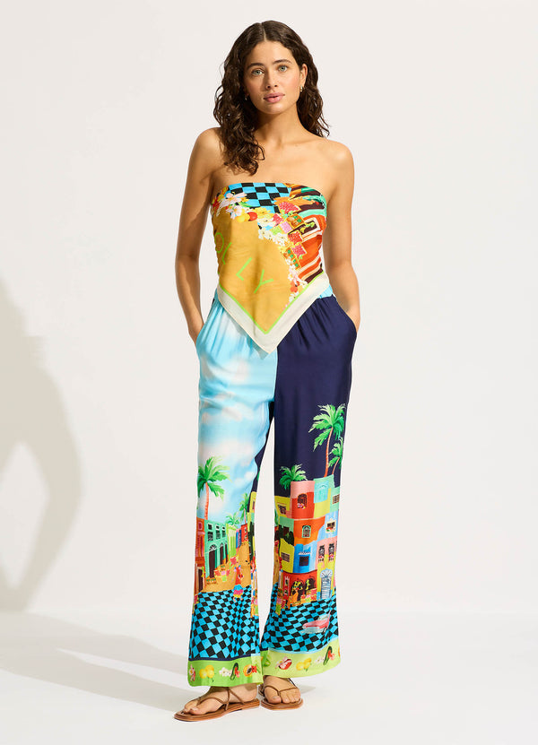 Cuba Scarf - Turquoise