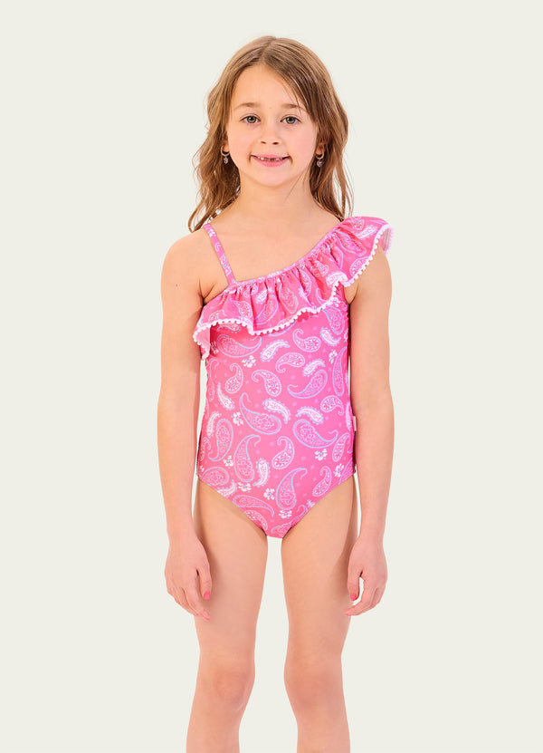 Drift Club Bandana Paisley One Piece Swimsuit