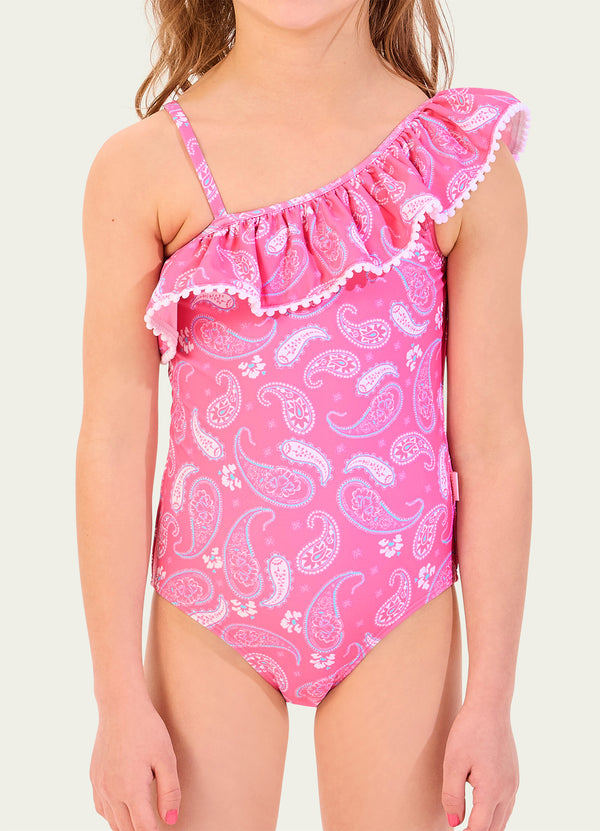 Drift Club Bandana Paisley One Piece Swimsuit