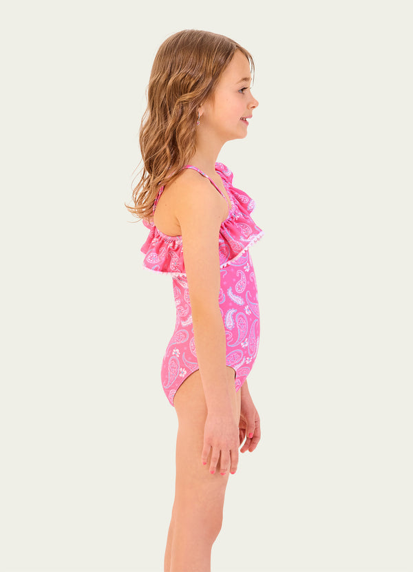 Drift Club Bandana Paisley One Piece Swimsuit
