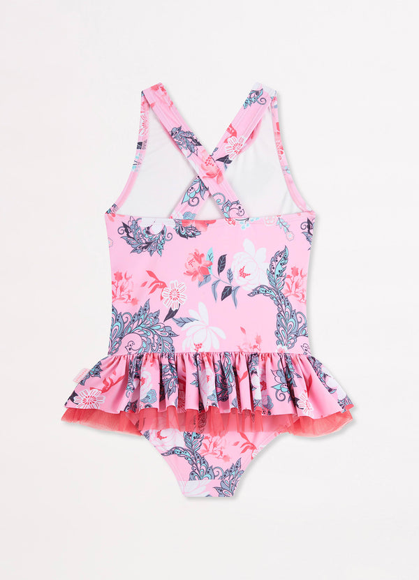 Girls Tutu One Piece - Floral