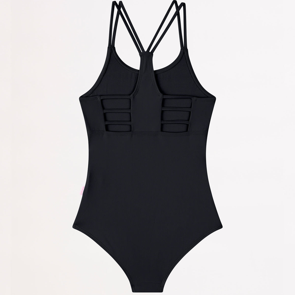 Essentials Girls Multi Strap One Piece Black Seafolly Australia