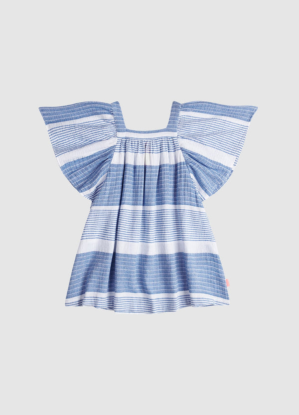 Modern Marina Mini Angel Dress - Marina Blue
