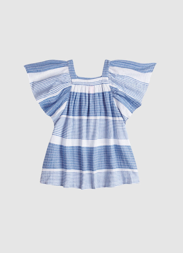 Modern Marina Mini Angel Dress - Marina Blue