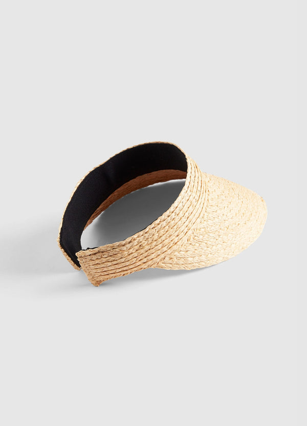 Raffia Visor - Natural