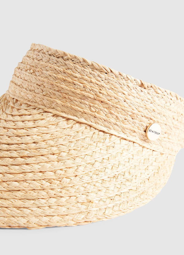 Raffia Visor - Natural