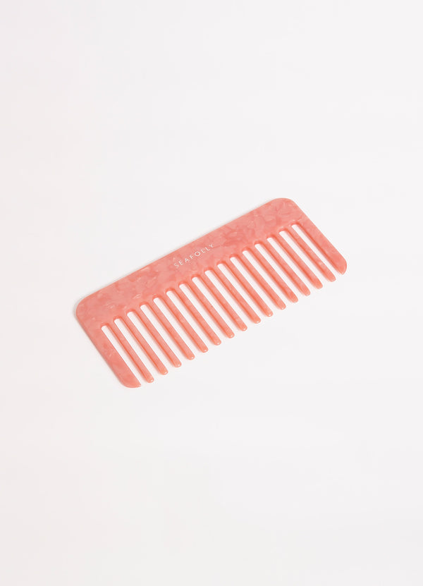 Hair Comb - Sun Kissed Coral
