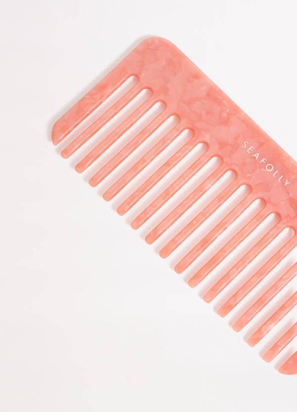 Hair Comb - Sun Kissed Coral