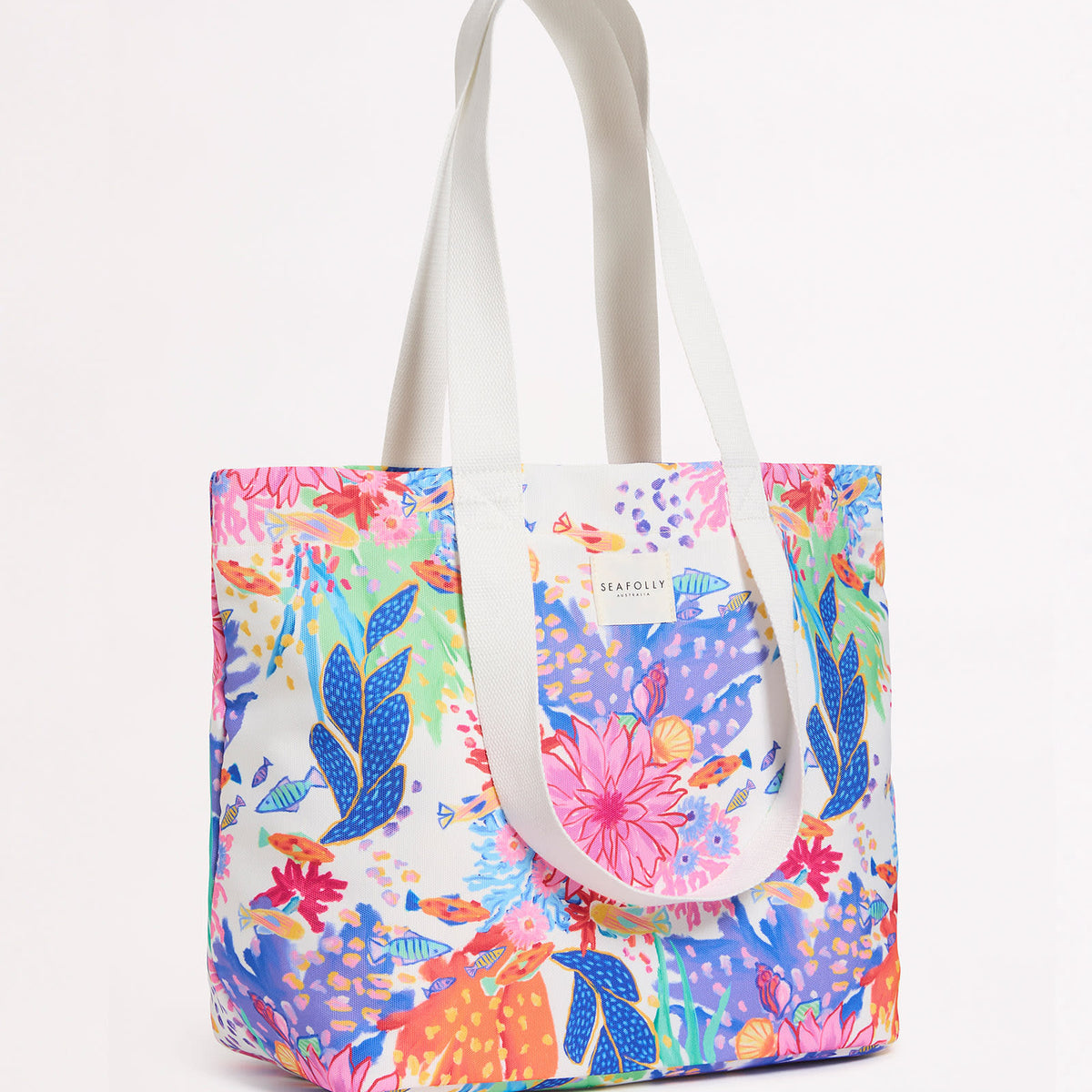 Under The Sea Tote Bag White Seafolly Australia