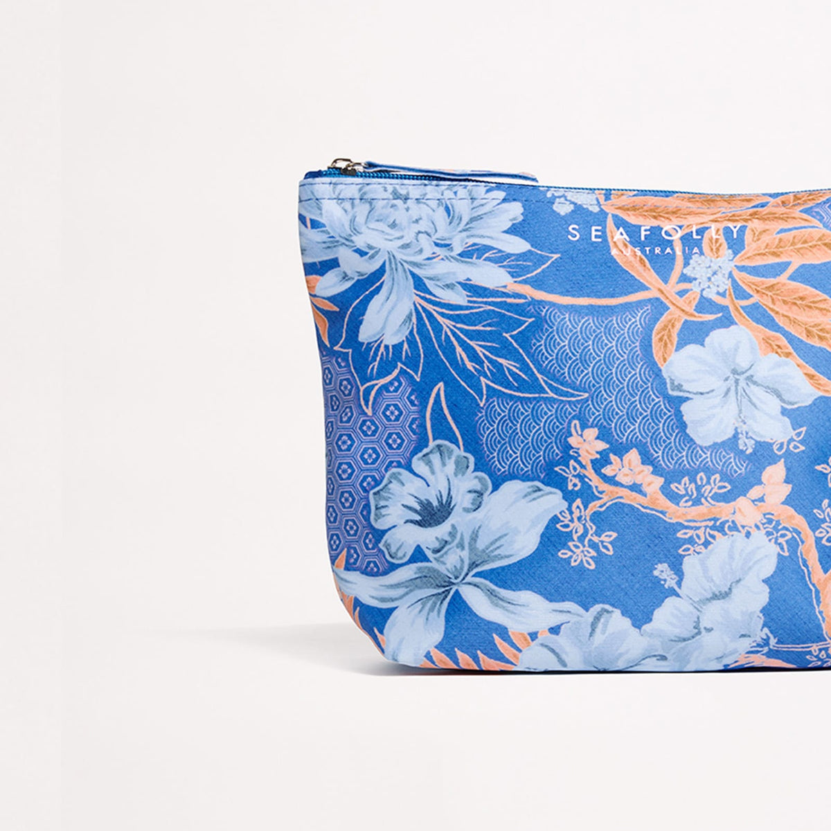 Eden Zip Pouch Azure Seafolly Australia