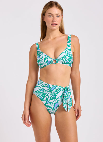 Retro Reef Ring Front Tank Bikini Top