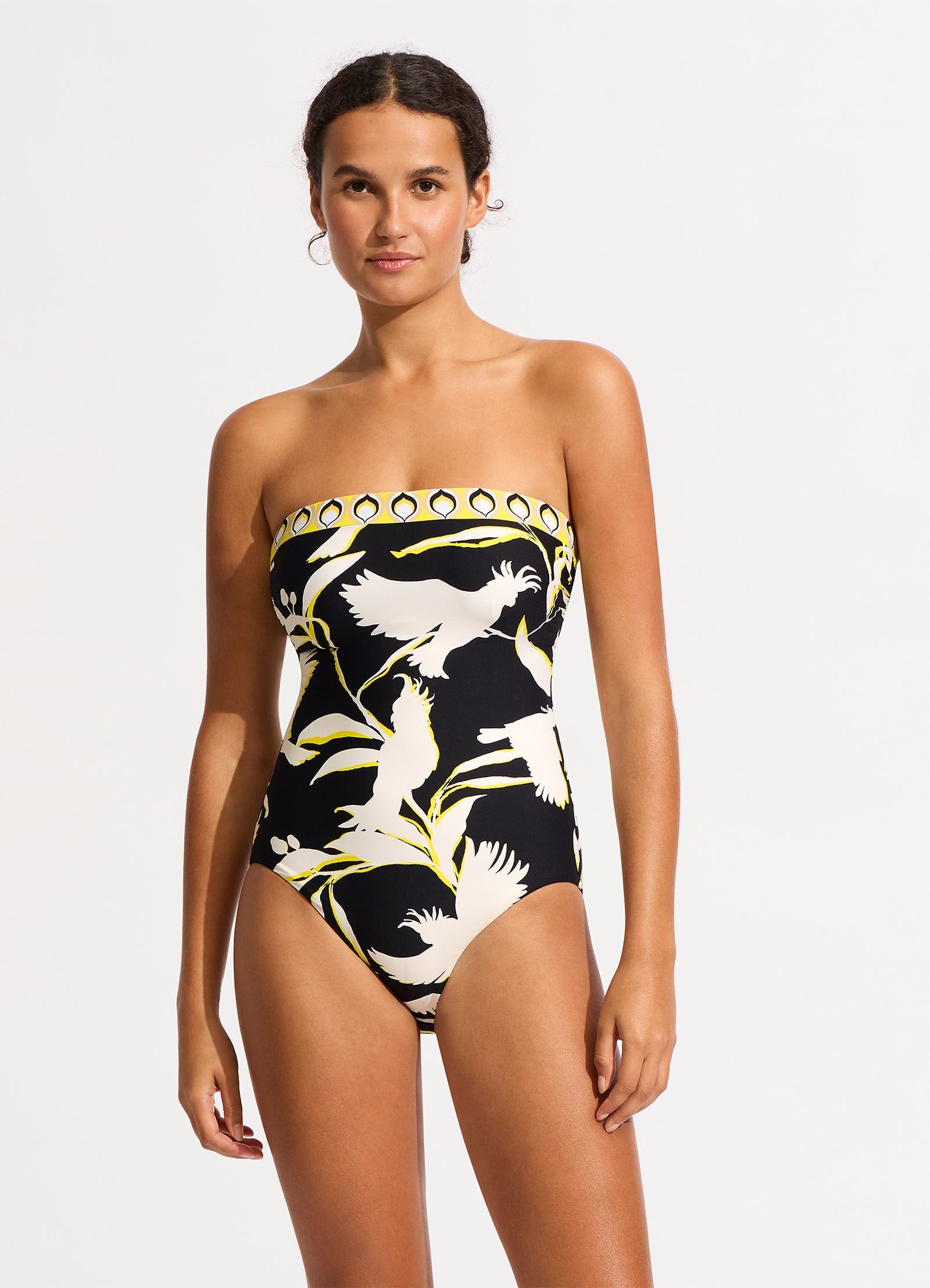 Seafolly bandeau cheap one piece