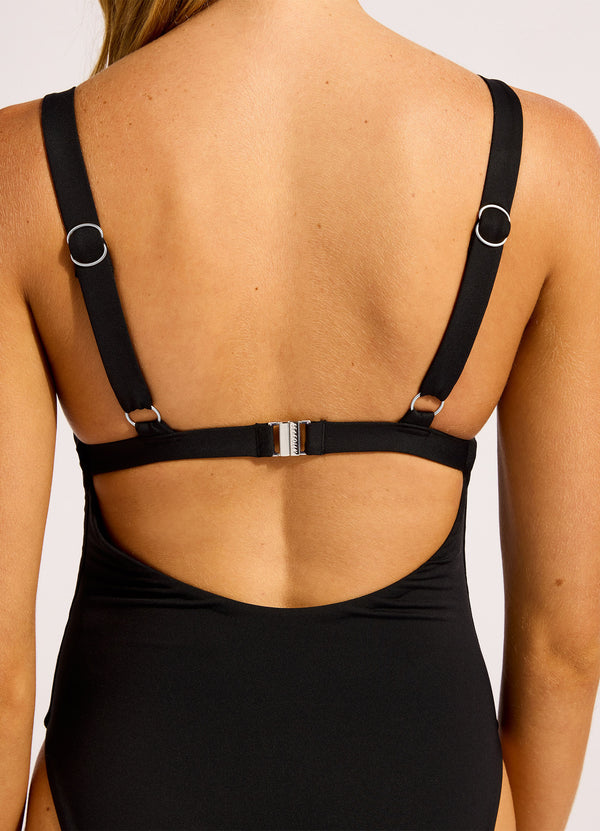 Seafolly Collective Square Neck One Piece Swimsuit