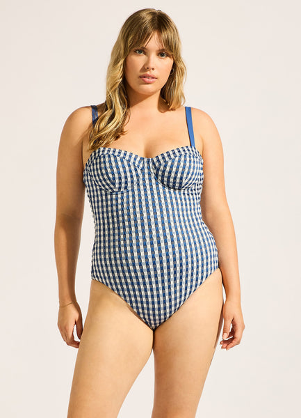 (取寄) シーフォリー レディース ベラ アンダーワイヤー ワンピース Seafolly women Bella Underwire One-Piece Ultramarin Bella Underwire One Piece - Ultramarine – Seafolly Australia