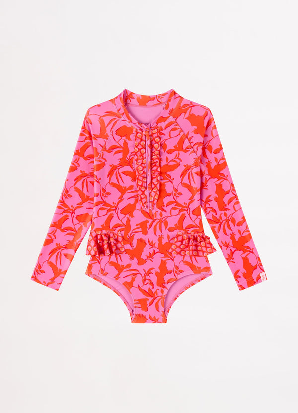 Birds Of A Feather Girls Paddlesuit - Birds Feath