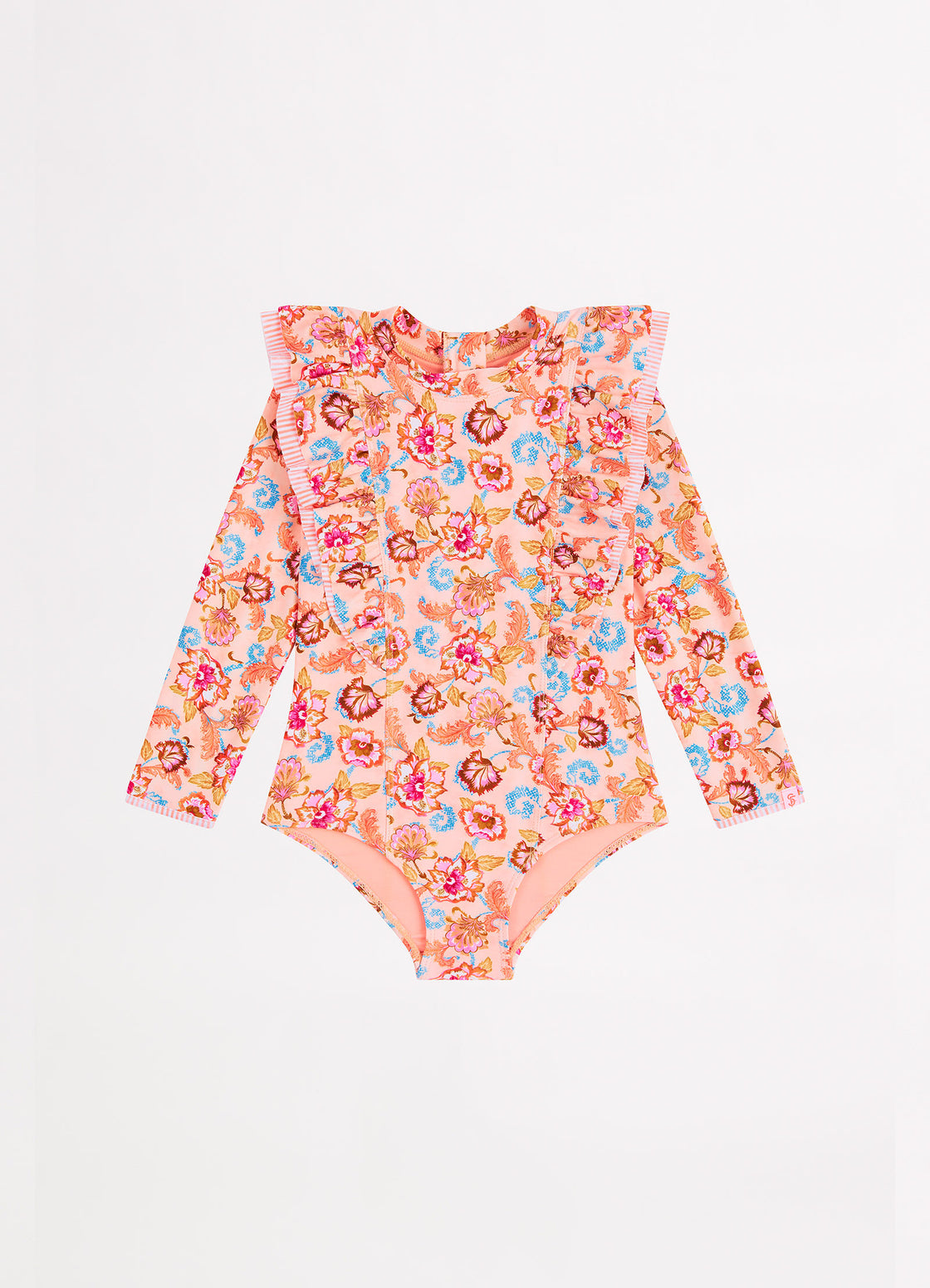 Free Spirit Girls Frilled Paddlesuit - Free Spirit – Seafolly Australia