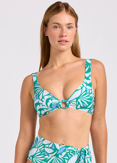 Retro Reef Ring Front Tank Bikini Top