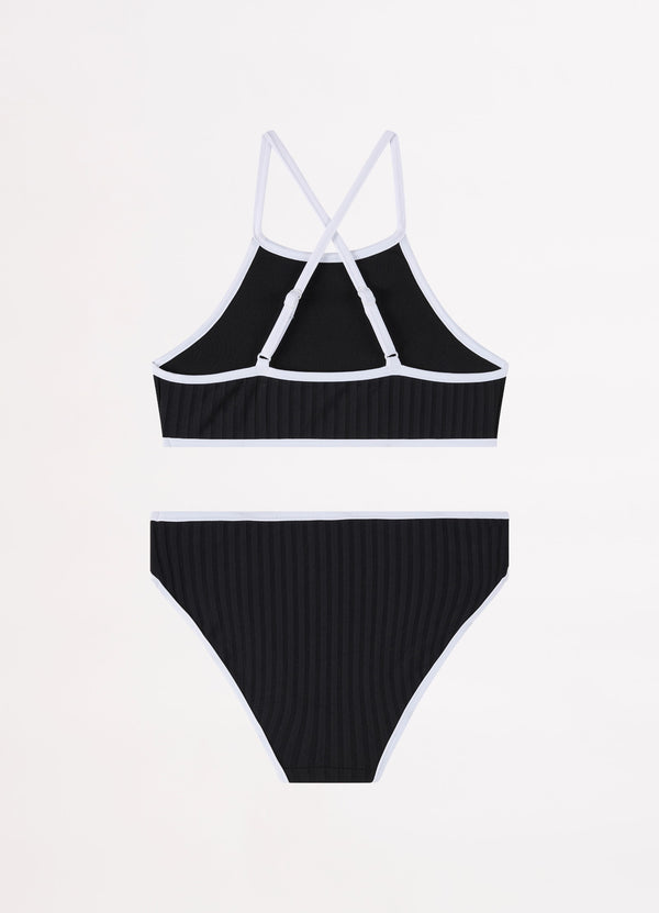 Essentials Girls Sporty Bikini - Black – Seafolly Australia