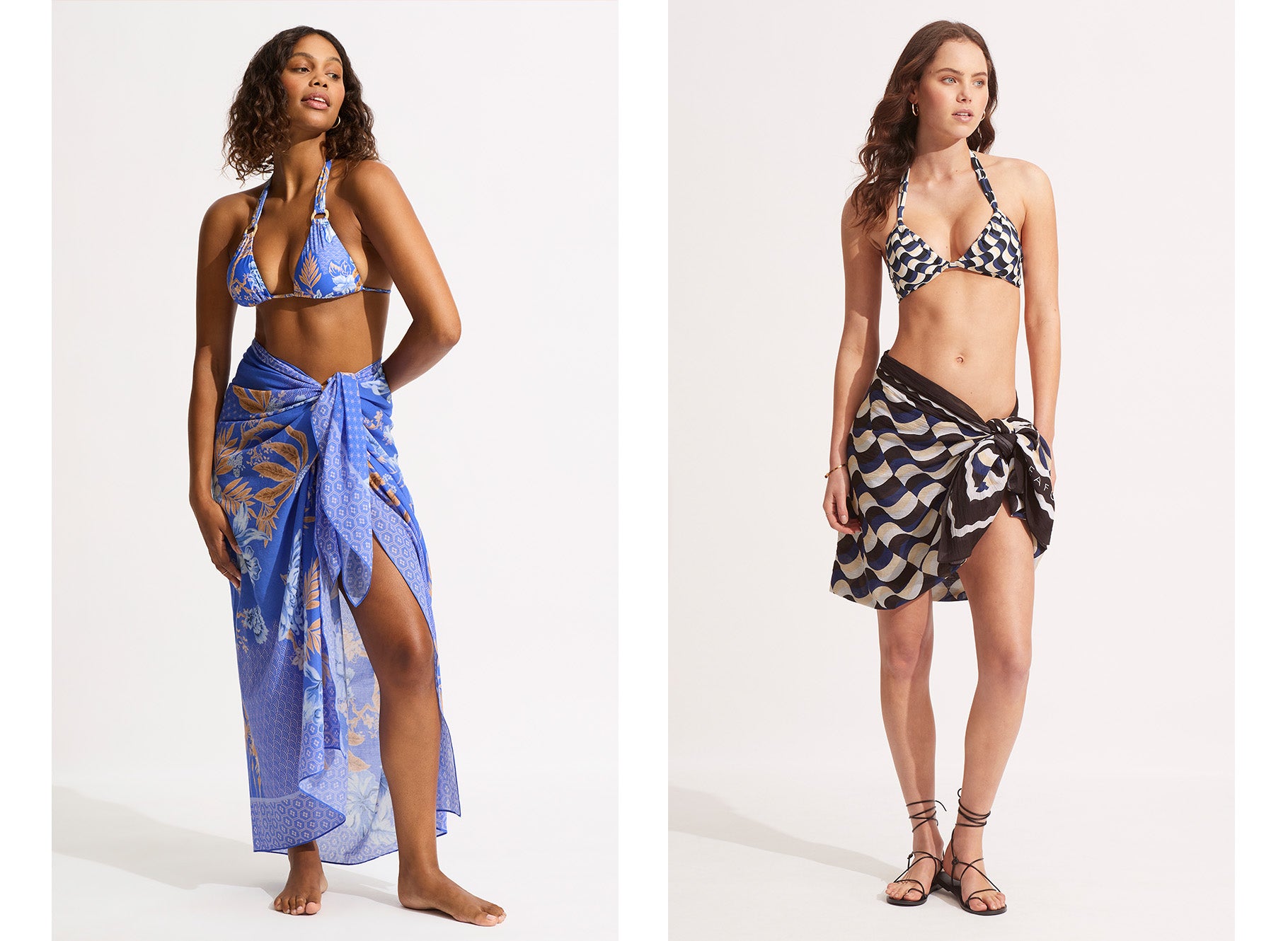 Sarong discount into dress